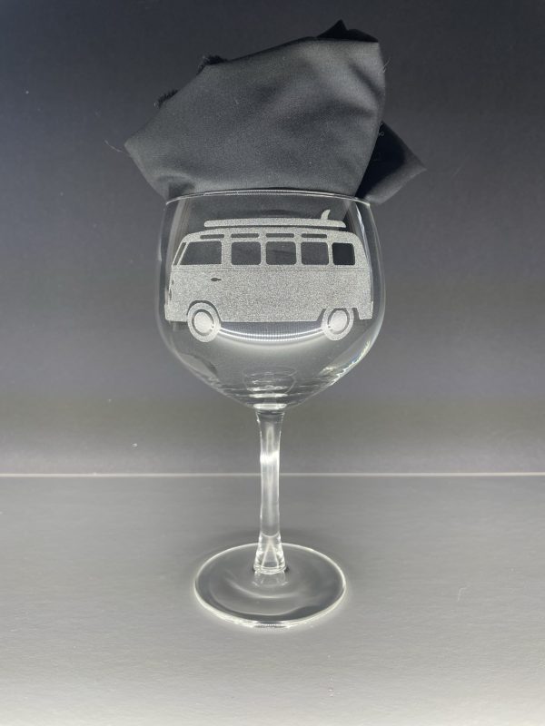 Personalised gin glass