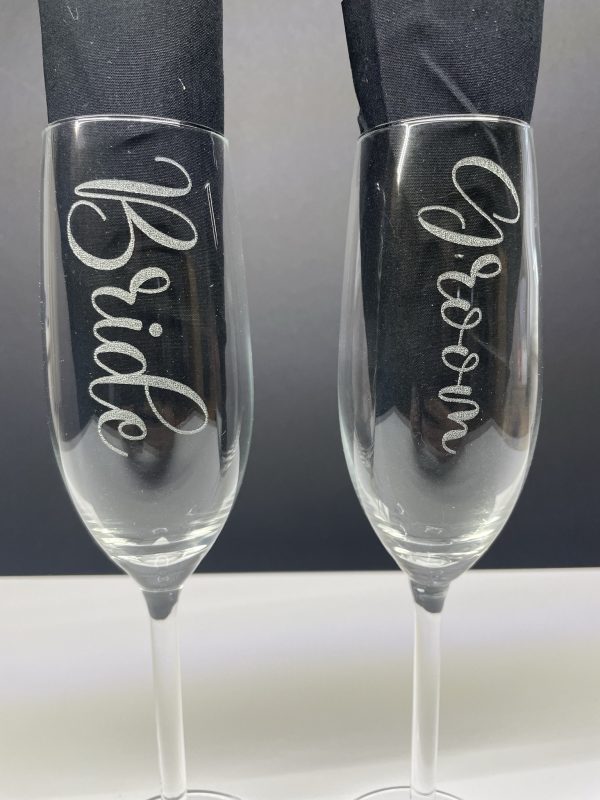 Wedding Personalised Champagne Flutes - Mr and Mrs/Mr and Mr/Mrs and Mrs - Image 6